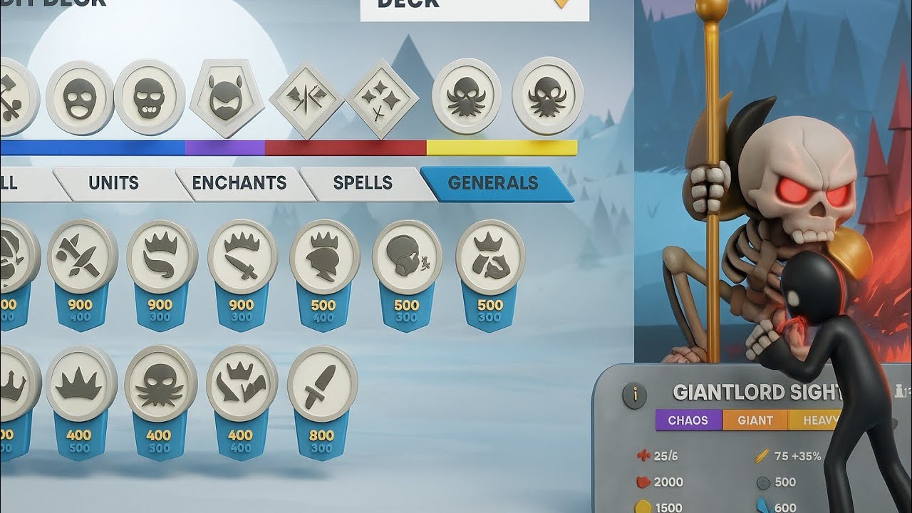 New General GiantLord Sightless And Kai Rider And Developer Mode New Feature CODEX! I Stick War Saga
