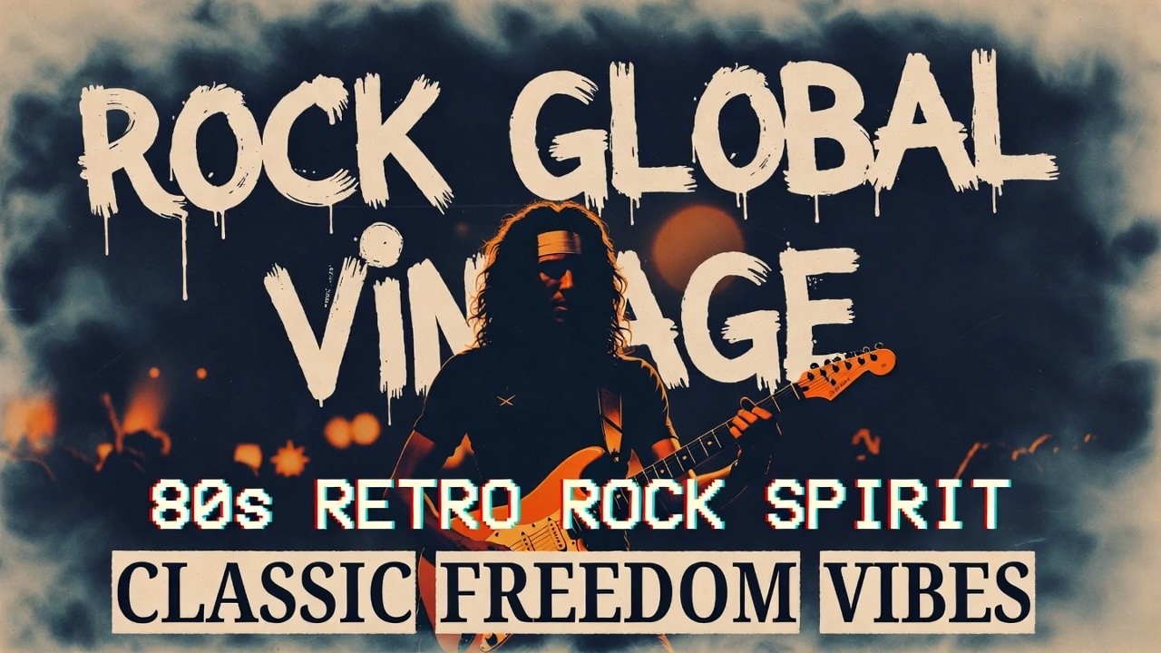 Best Rock Global Vintage 🤘 80s Retro Rock Spirit 🔥 Classic Freedom Vibes