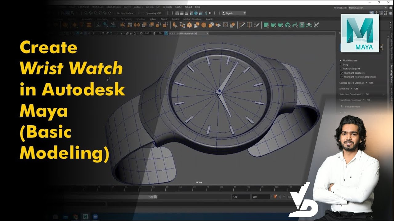 Autodesk Maya | Making Wrist Watch