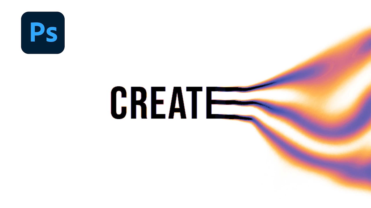 Photoshop Tutorial - How to Create Liquid Melting Text Effect in Photoshop