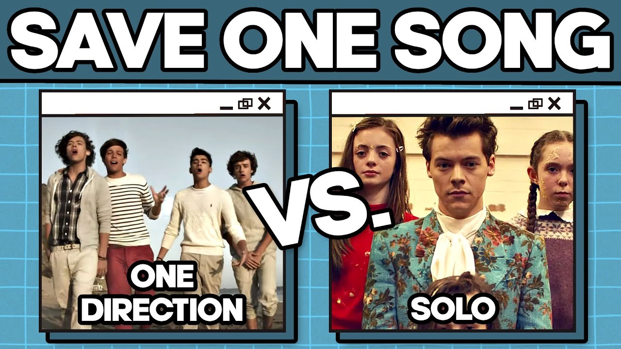 SAVE ONE SONG 🎵 One Direction VS. Solo Edition | Music Game