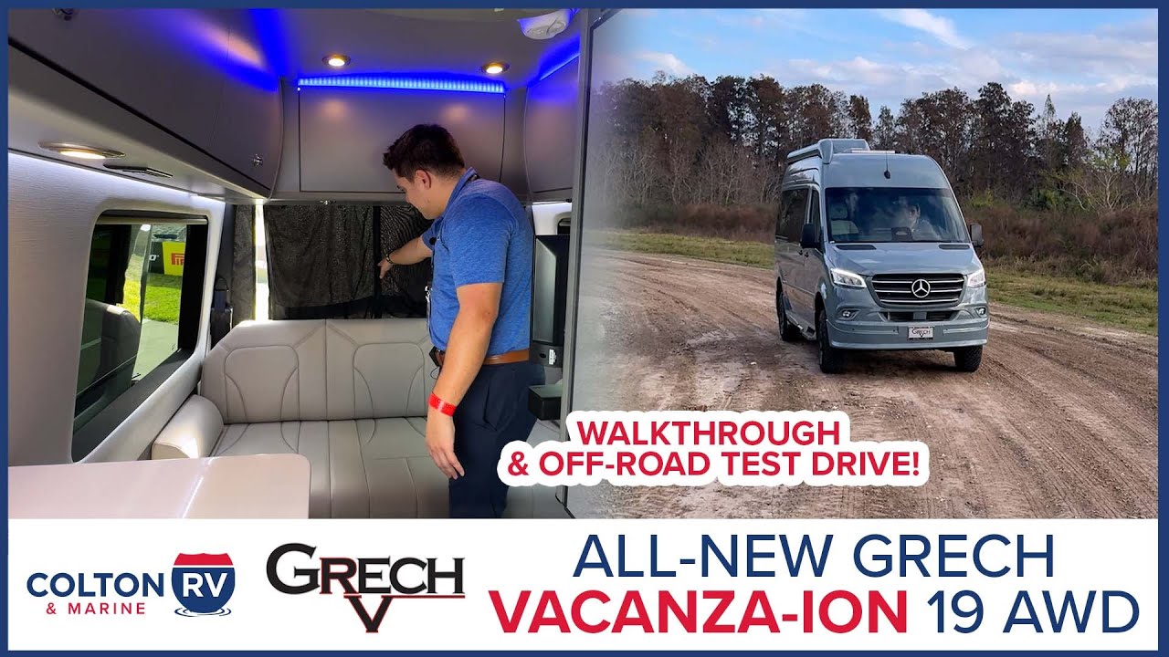 Совершенно новый Grech RV Vacanza-ion 19 AWD! Экскурсия и тест-драйв по бездорожью!