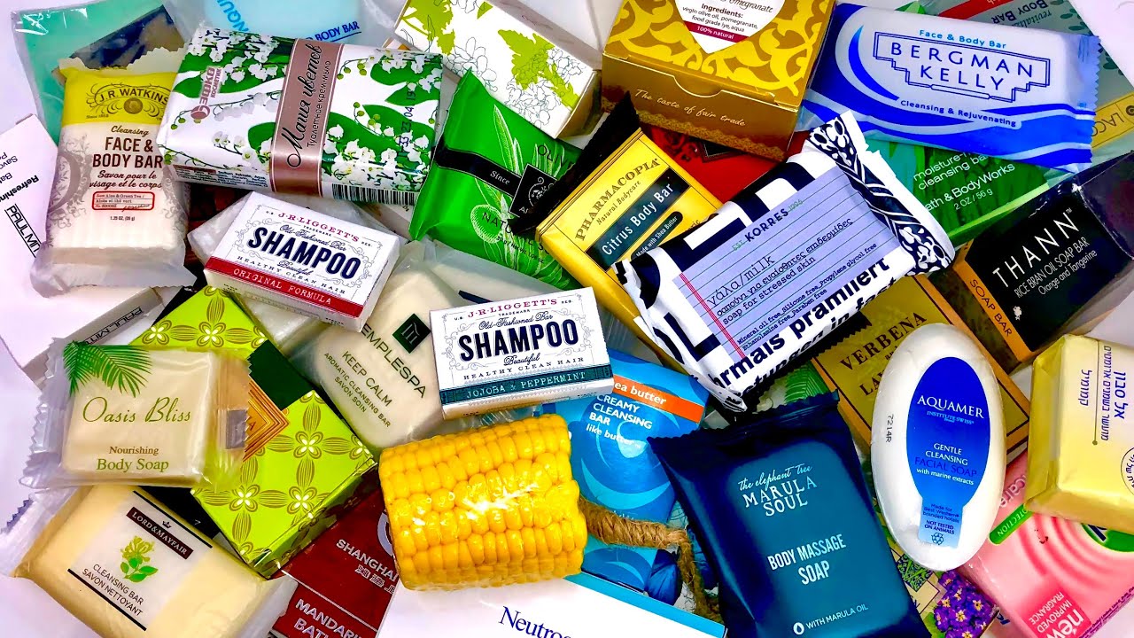 HUGE HAUL of TINY Soaps! - ASMR UNBOXING / UNWRAPPING OF very small INTERNATIONAL SOAPS - Satisfying