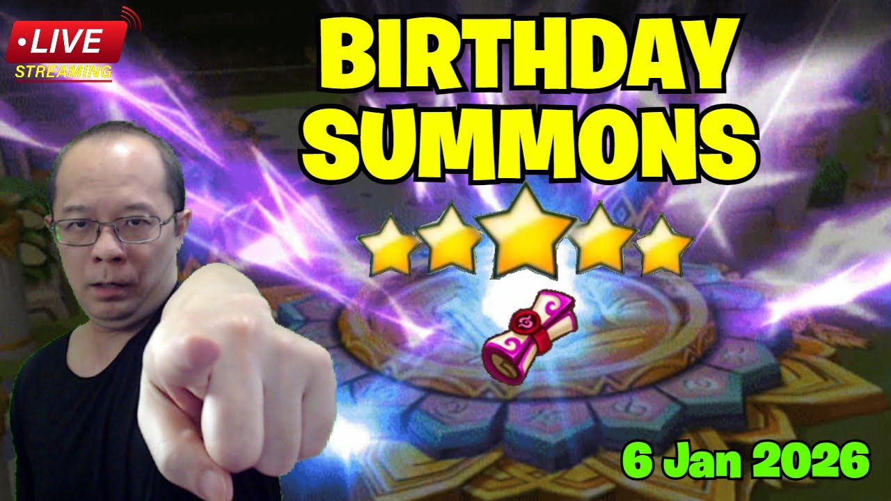 Happy Ending BIRTHDAY SUMMONS and COM2US Indonesia's Mass Summon Event (Summoners War)