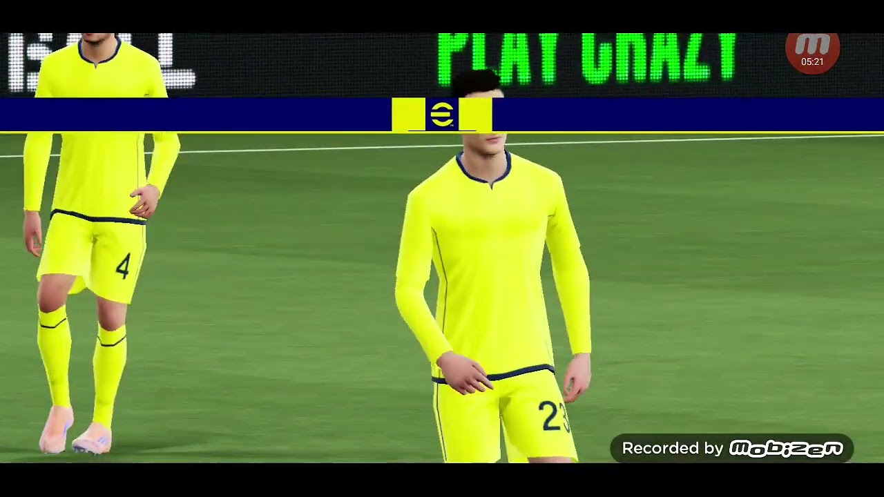 مباراة ريال مدريد و فياريال في الدوري الاسباني من efootball 