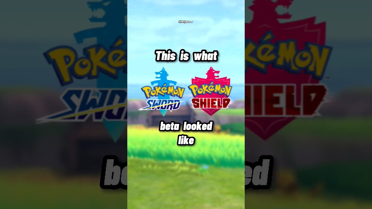 What Sword & Shield's beta looked like