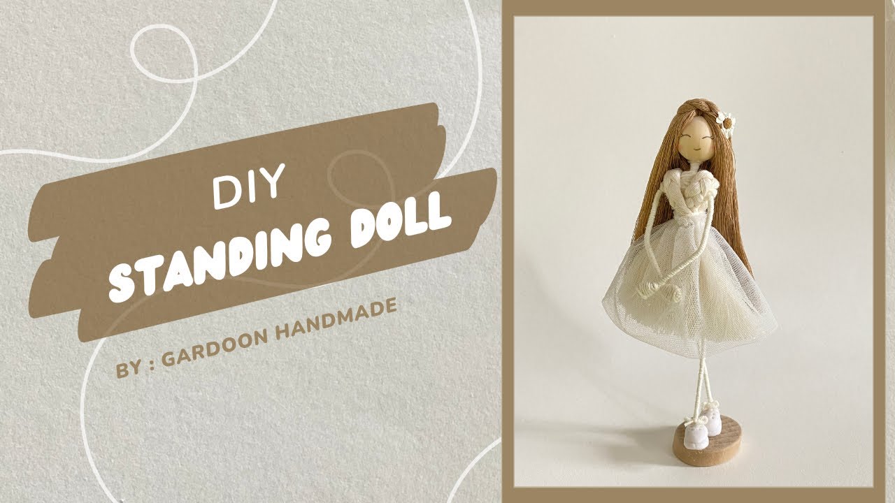 DIY Standing Doll  آموزش عروسک ایستاده مکرومه
