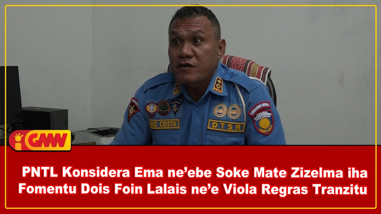 PNTL konsidera ema ne’ebe soke mate Zizelma iha Fomentu 2 foin lalais ne’e viola regras Tranzitu