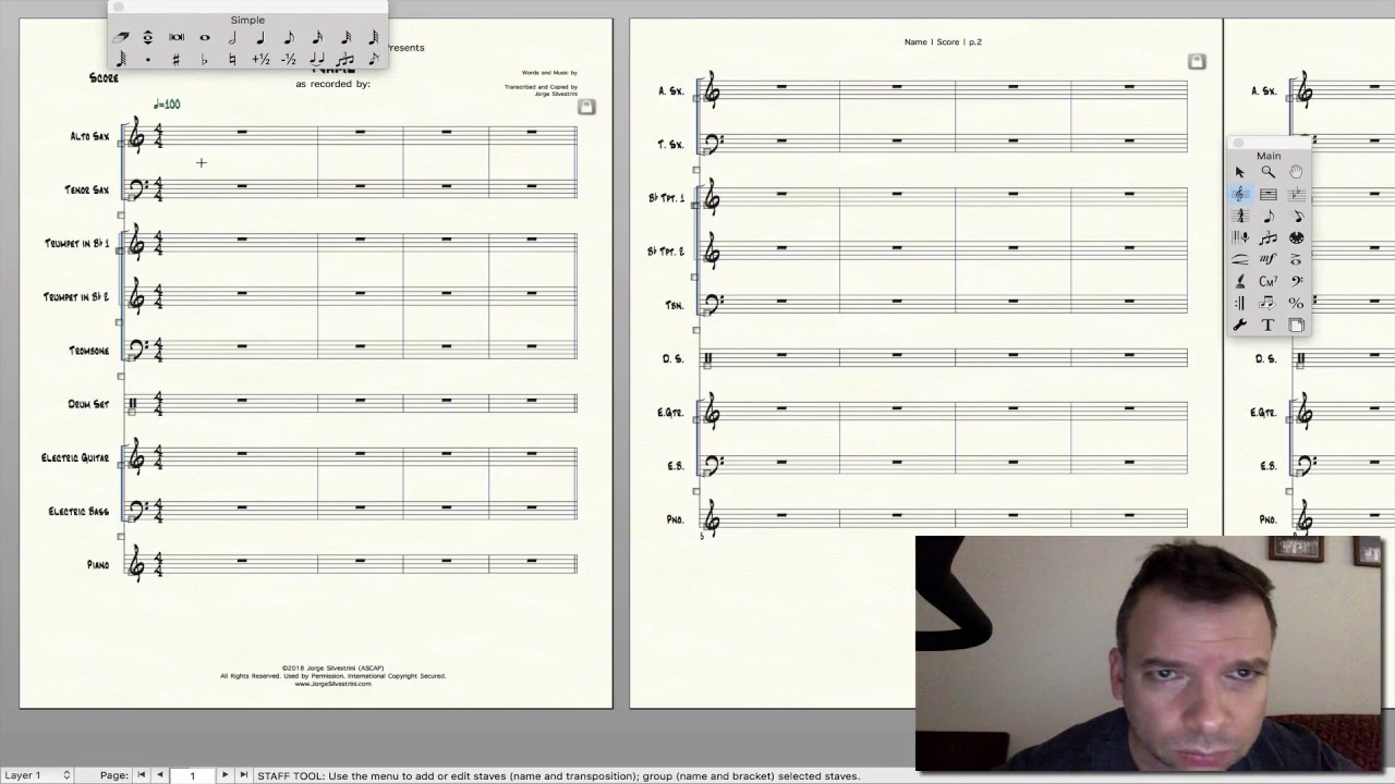 Finale v25: Asignando Y Utilizando Staff Sets - Jorge Silvestrini