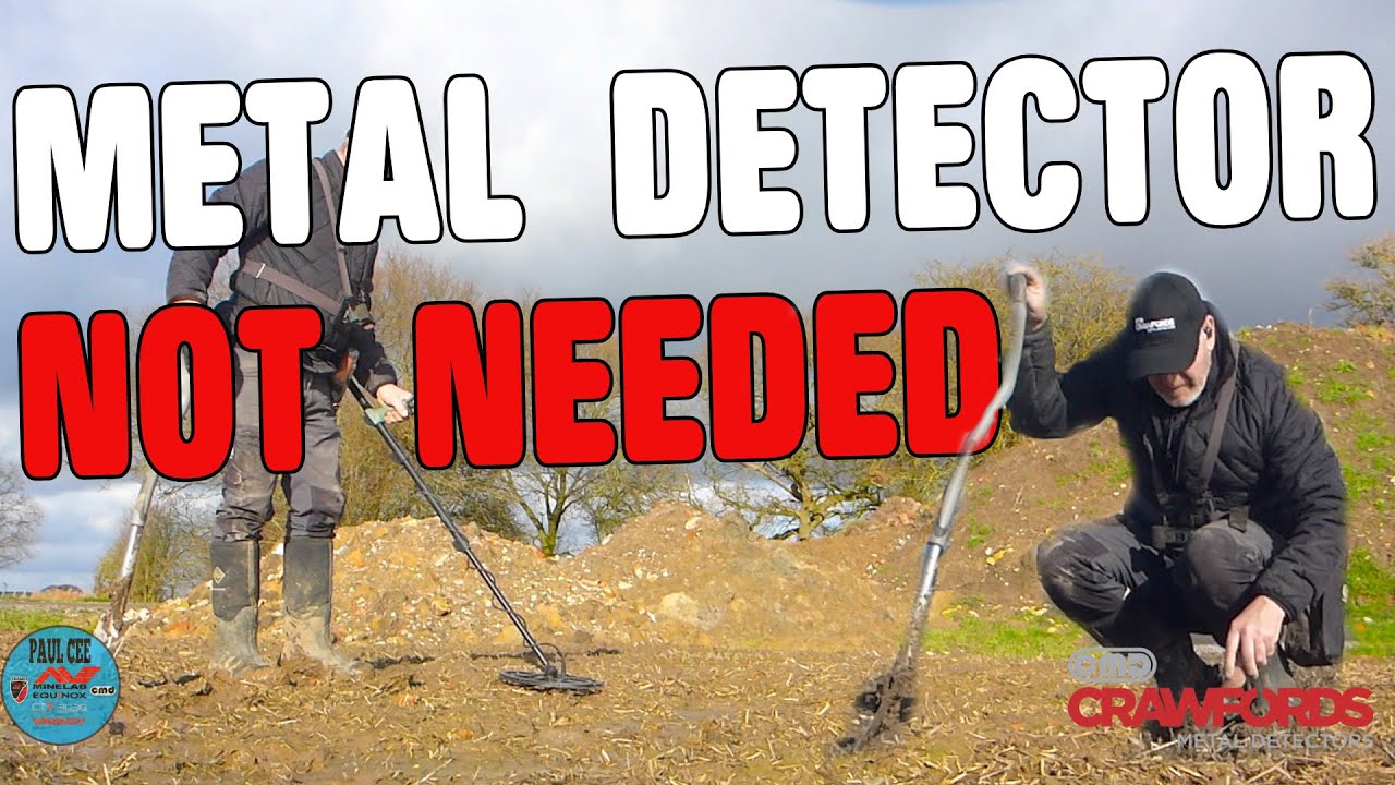 Metal Detecting with the minelab, coins were easy to find