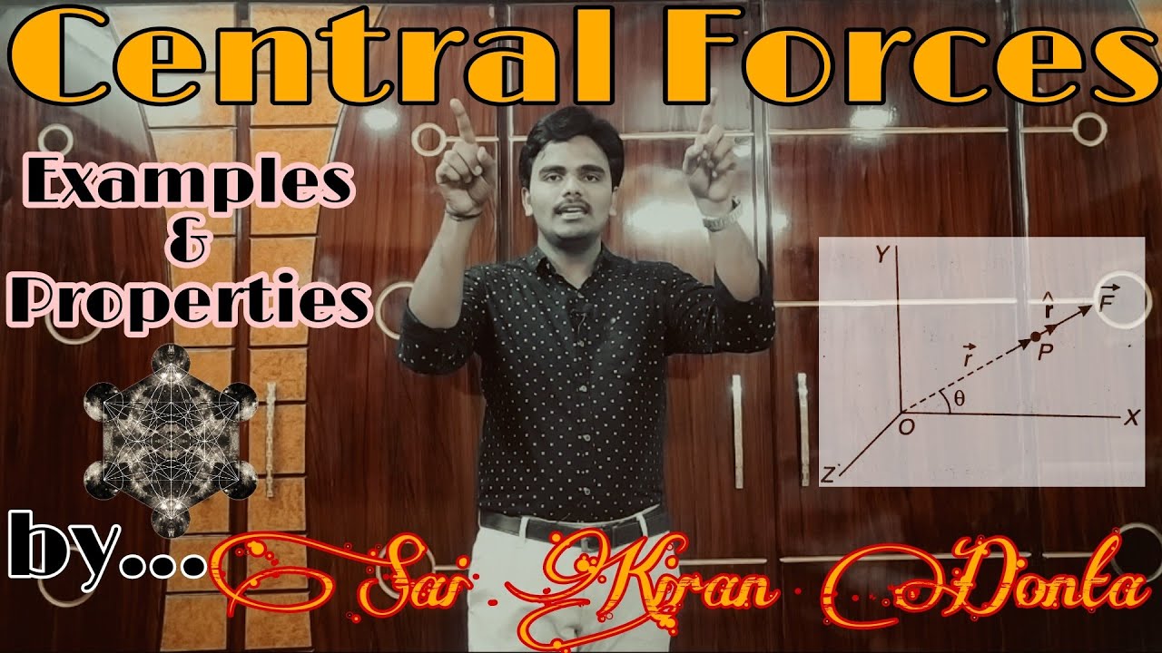 Central Forces - Examples & Properties | English to Telugu | B.Sc 1st Semester