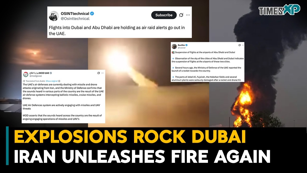 Iran Missile Threat Triggers Panic In Dubai And Abu Dhabi | Iran Israel War