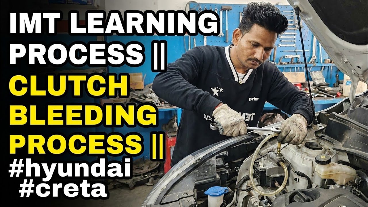IMT learning process #Hyundai# #venue # IMT learning explained and clutch bleeding process
