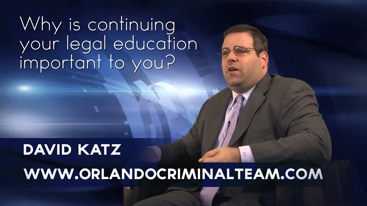 Why is continuing your legal education important to you?