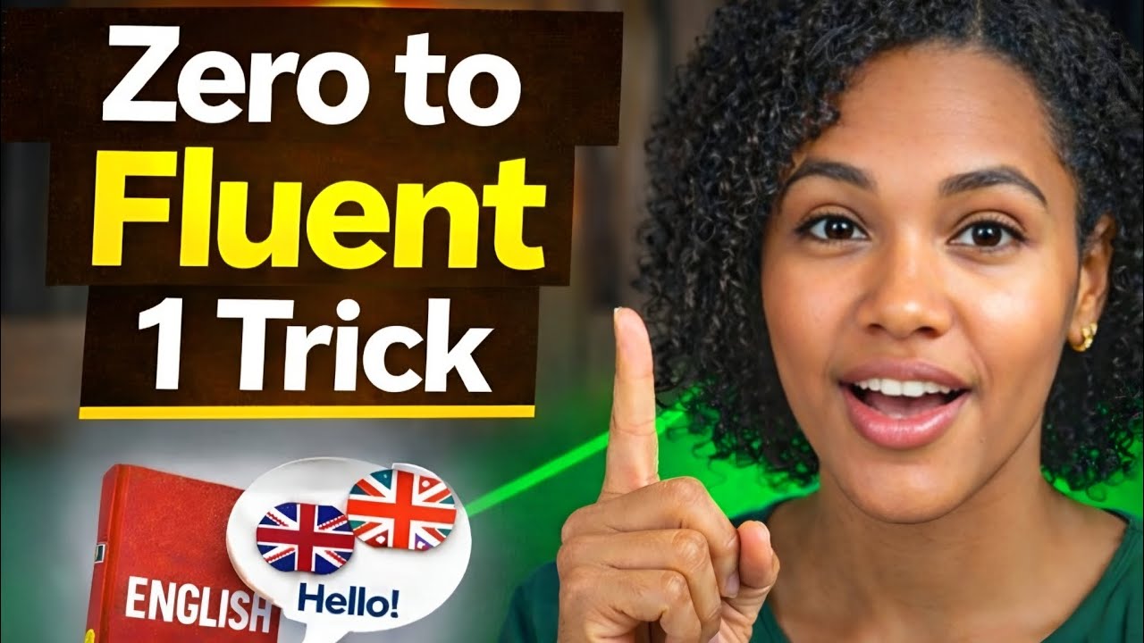 The ONLY way to become fluent in ENGLISH
