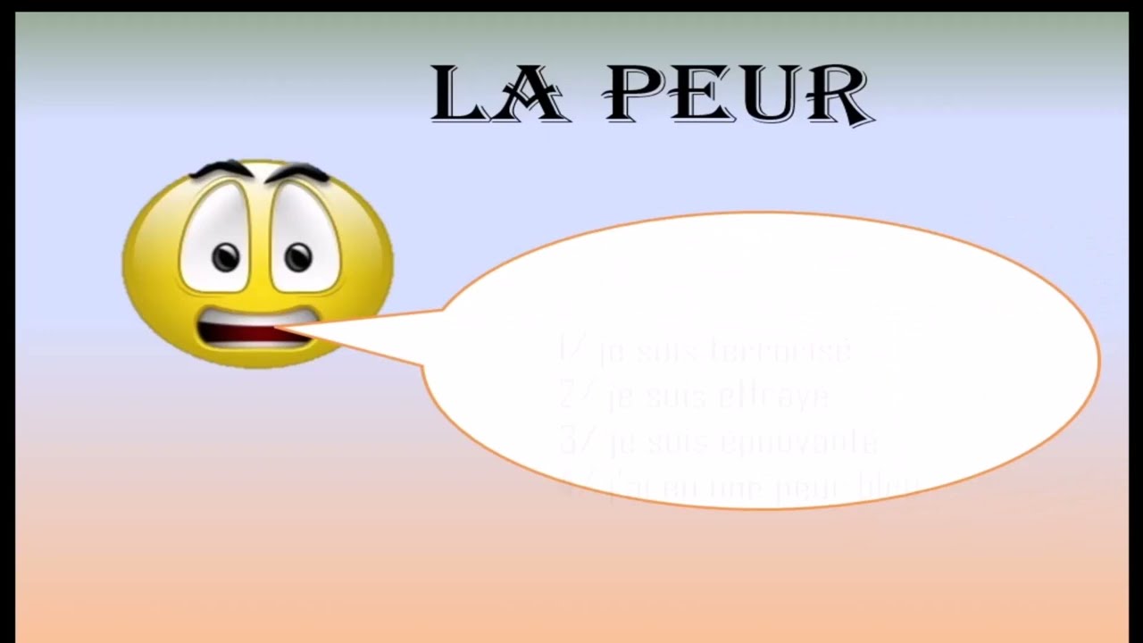 Comment dit-on en français pour exprimer des sentiments et des émotions
