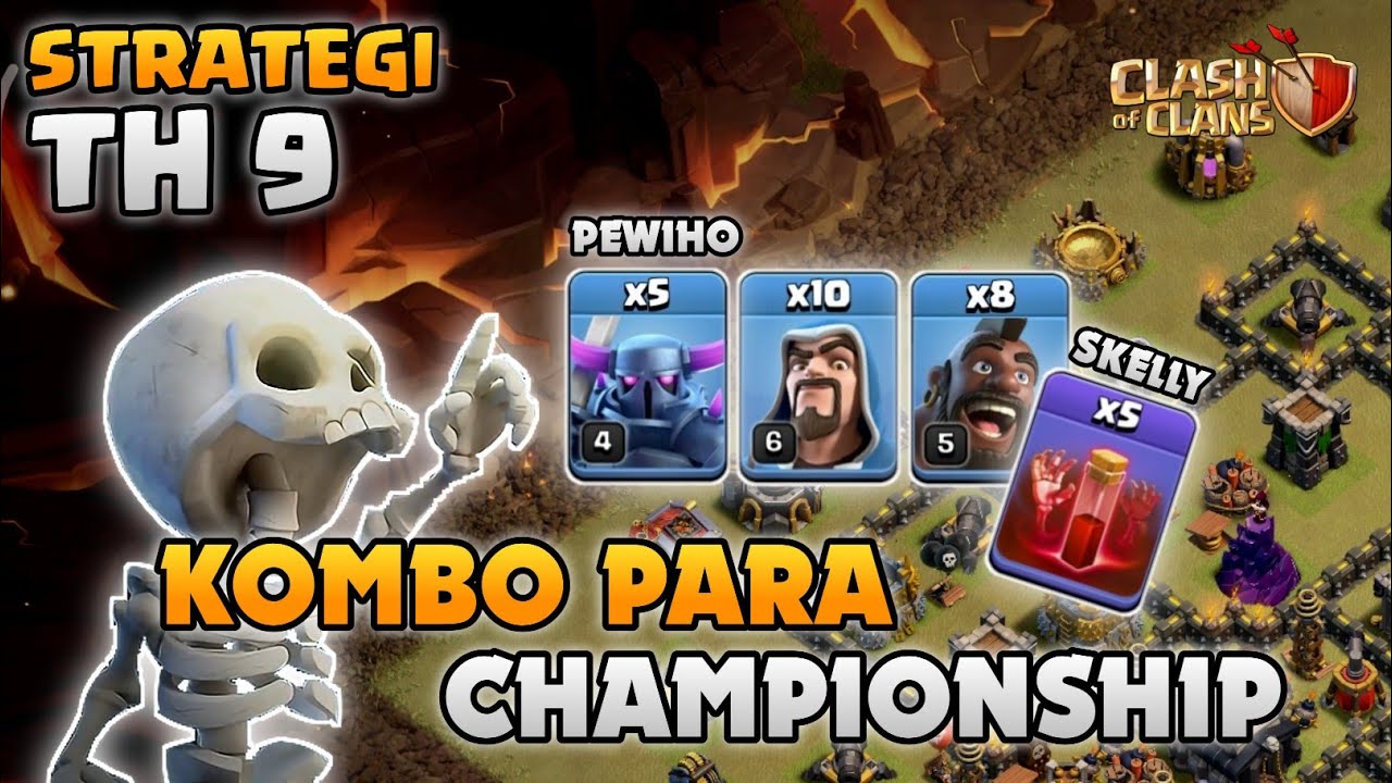 PeWiHo Skelly ternyata se OP ini! - Strategi TH 9 | COC Indonesia