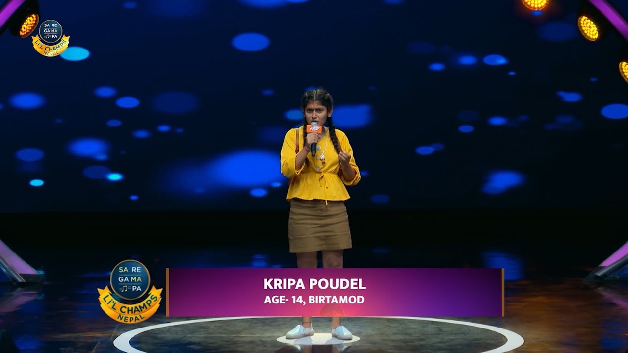 Chhori ko janma | Kripa Poudel | Audition Round | SaReGaMaPa Li'l Champs Nepal