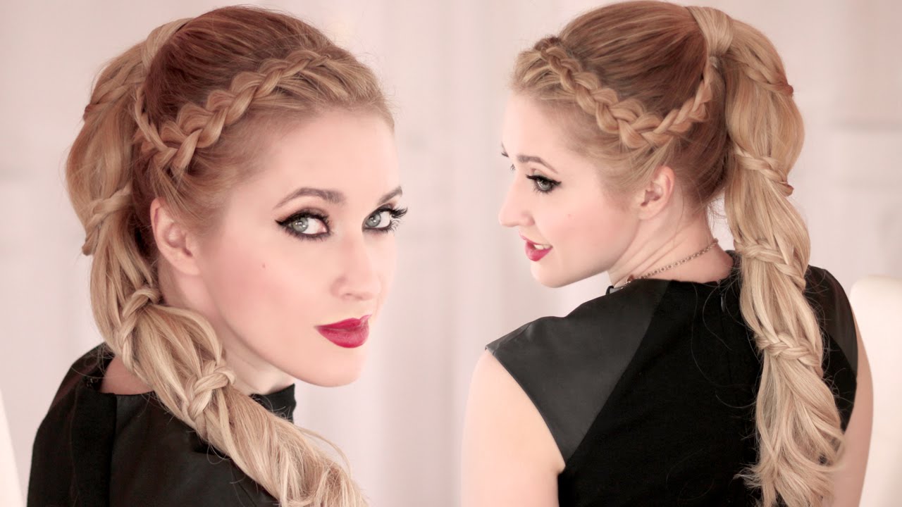 Spiral braid tutorial ★ High ponytail hairstyle for long hair ★ Carousel
