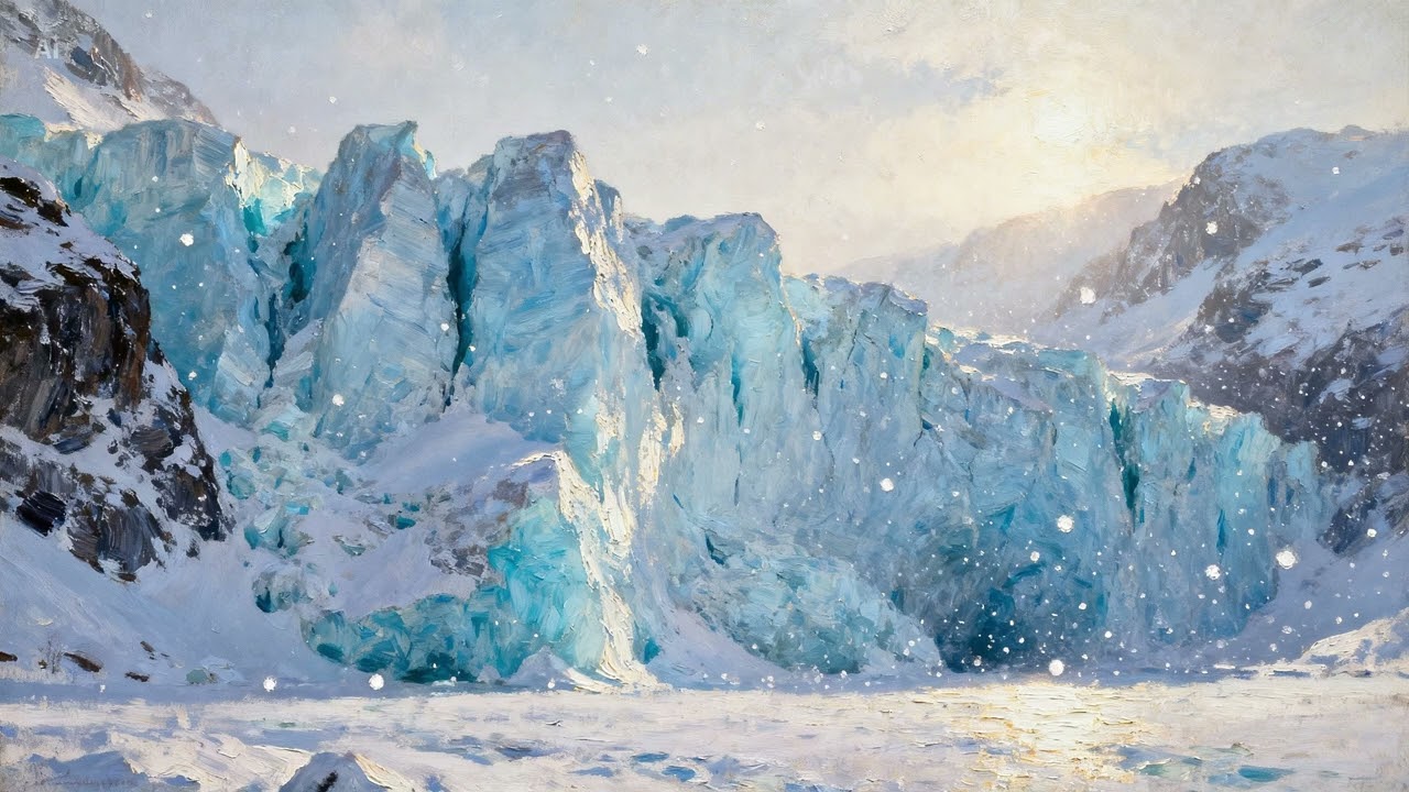 Arctic Norway Winter ❄️ | Tromsø Aurora, Alta & Svalbard | Oil Painting Screensaver