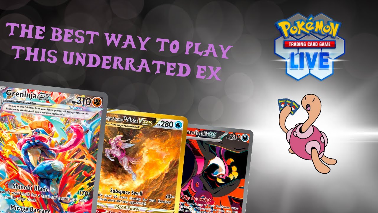 Greninja ex is one of the MOST FUN Pokemon in the Game! Pokémon TCGL Shrouded Fable