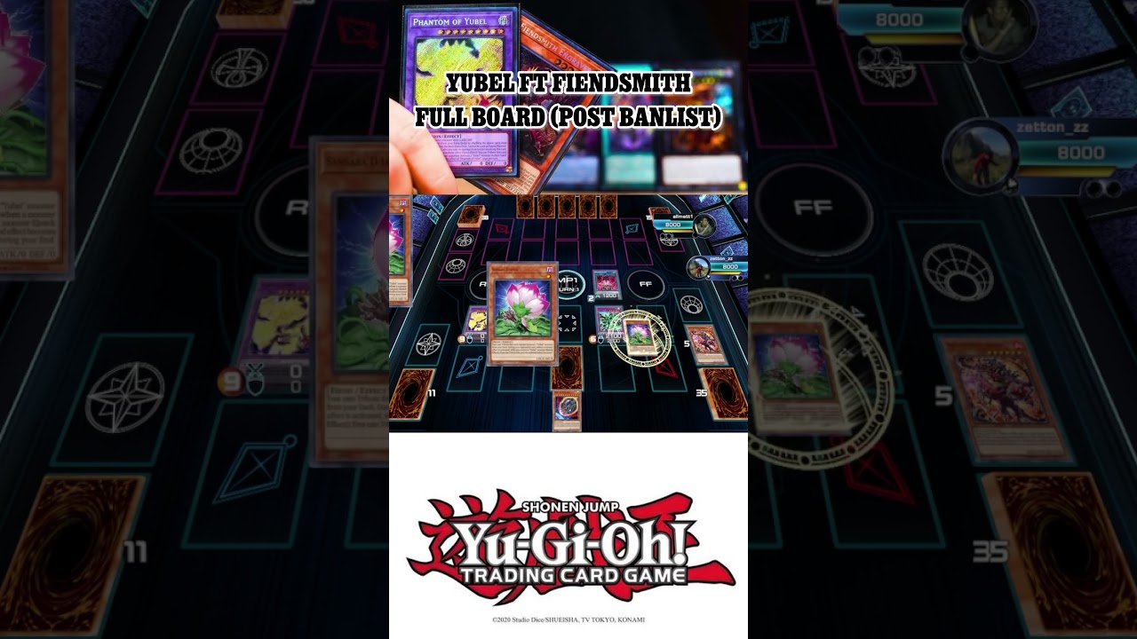 Yubel fiendsmith Post banlist 2024 full board Combo