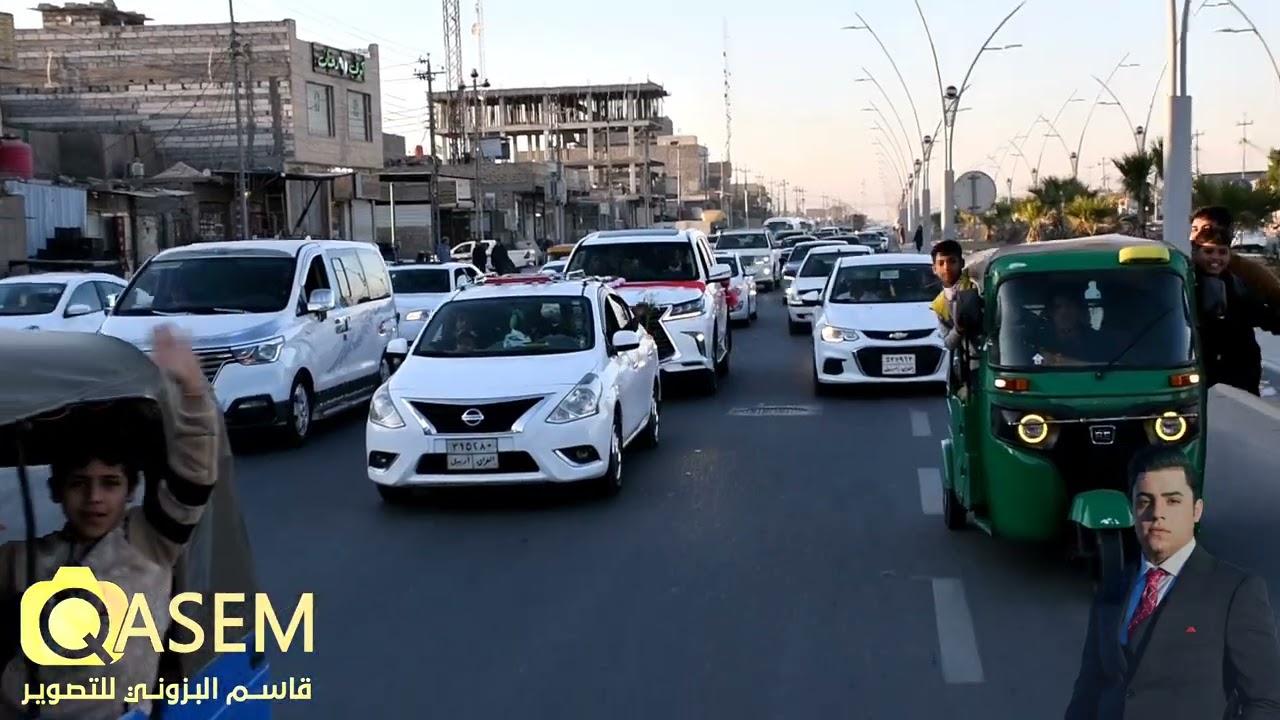 حفل زفاف الأخ الحبيب الورد علي كاظم نعمه البزوني الف الف مبروك التصوير والمونتاج قاسم البزوني