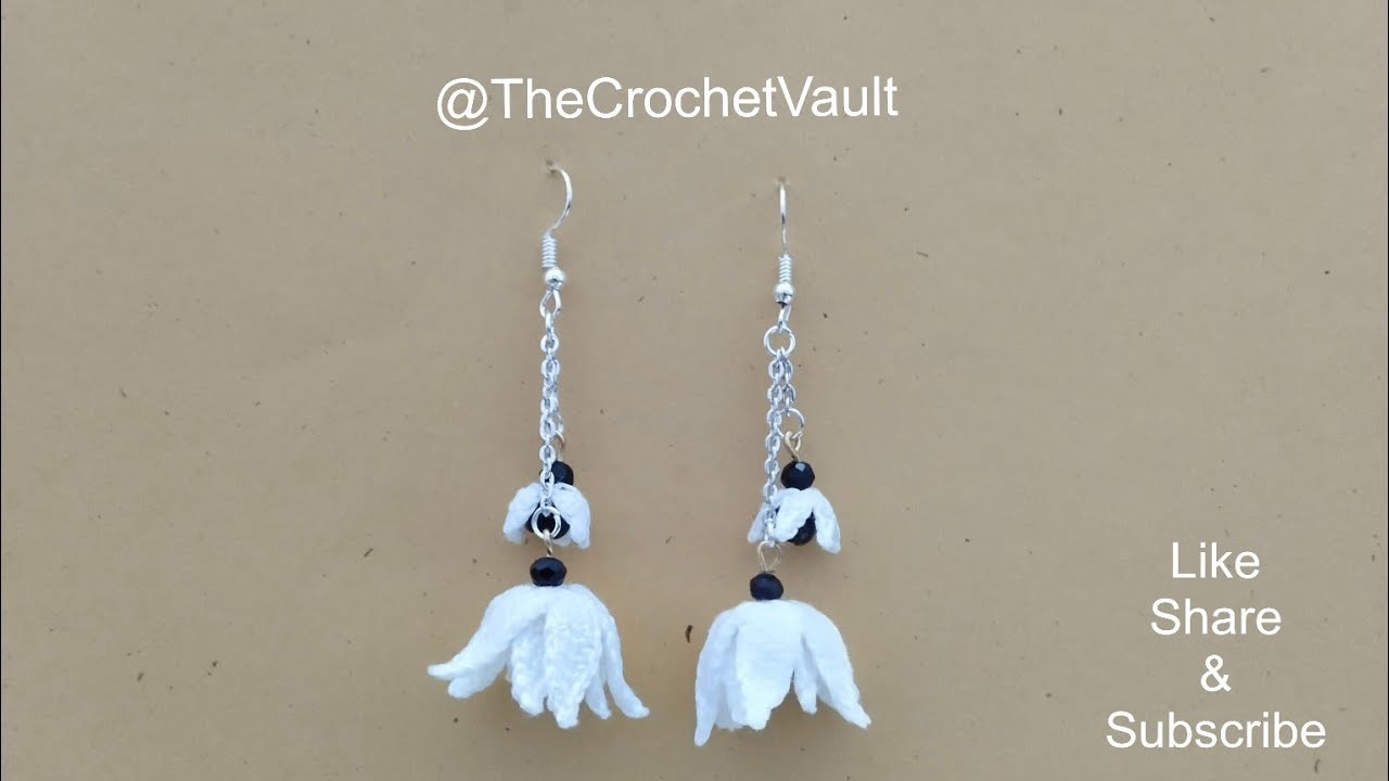 𝐂𝐑𝐎𝐂𝐇𝐄𝐓 𝐄𝐀𝐑𝐑𝐈𝐍𝐆𝐒 | 𝐄𝐀𝐒𝐘 𝐓𝐎 𝐌𝐀𝐊𝐄 #crochetearrings #stylishearrings #crochetvault #trending #earrings 
