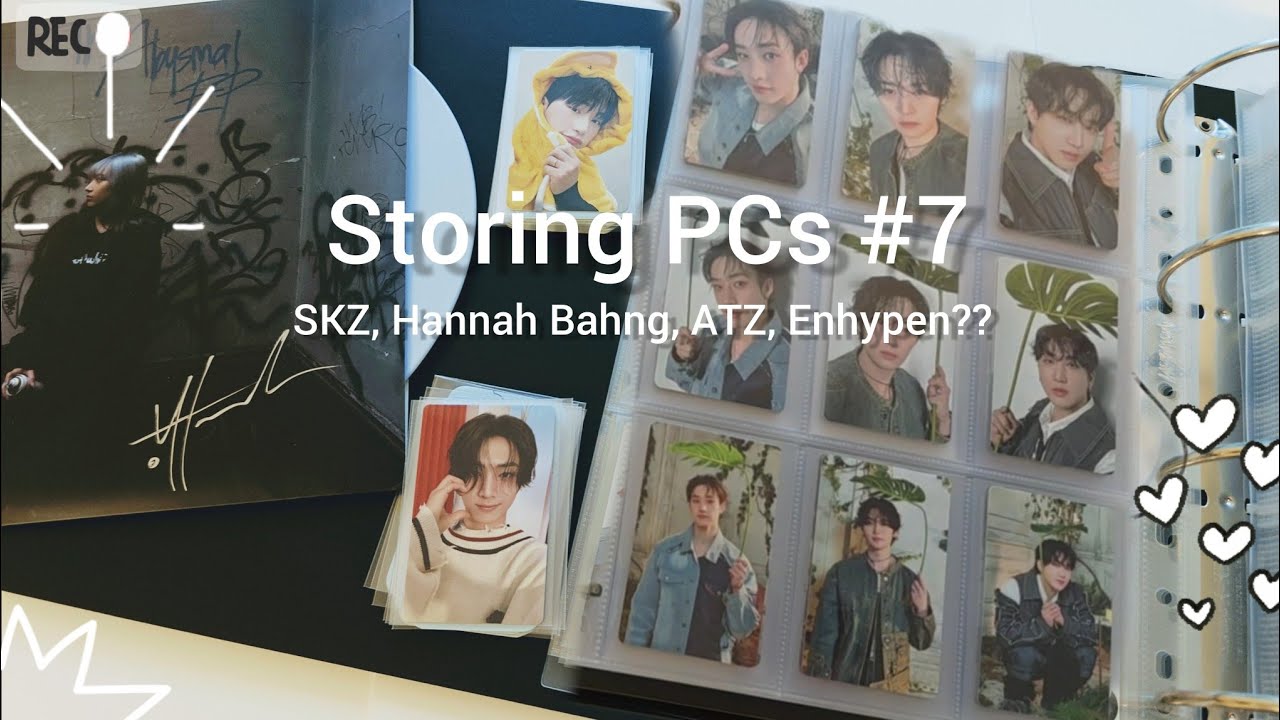 Storing Photocards #7 | Stray Kids, Hannah Bahng, Ateez, Enhypen??
