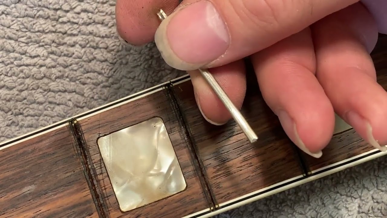 Frets That are too Low Cause Issues for Refretting