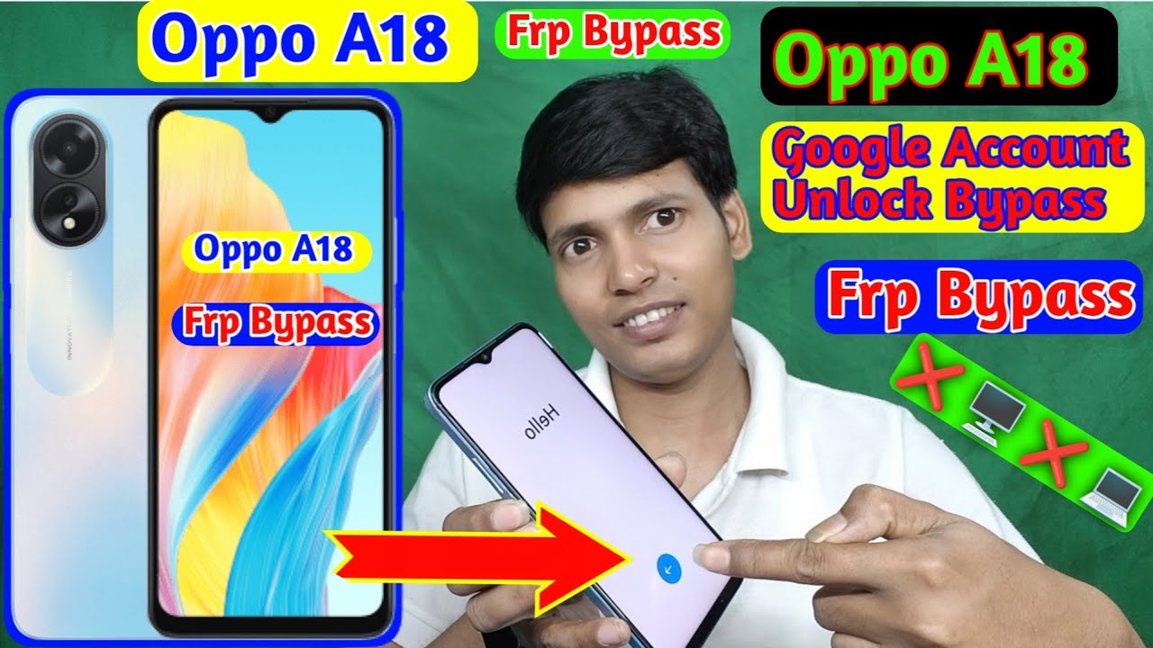 Oppo A18 Mobile Ka Frp Bypass Kaise Kare ❤️DCTI ❌🖥️🔐 Oppo A18 Google Account Lock unlock Remove Kare