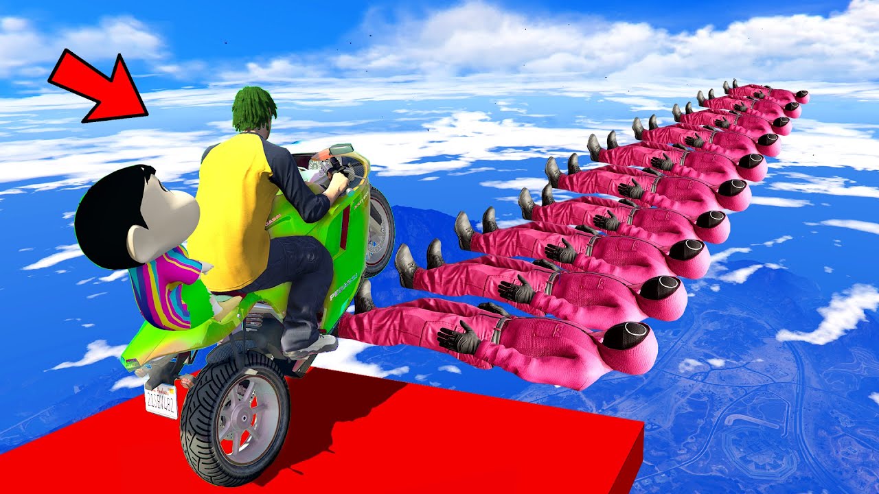 FRONTMAN Challenged DUDE for SQUID GAME RAMP in GTA 5