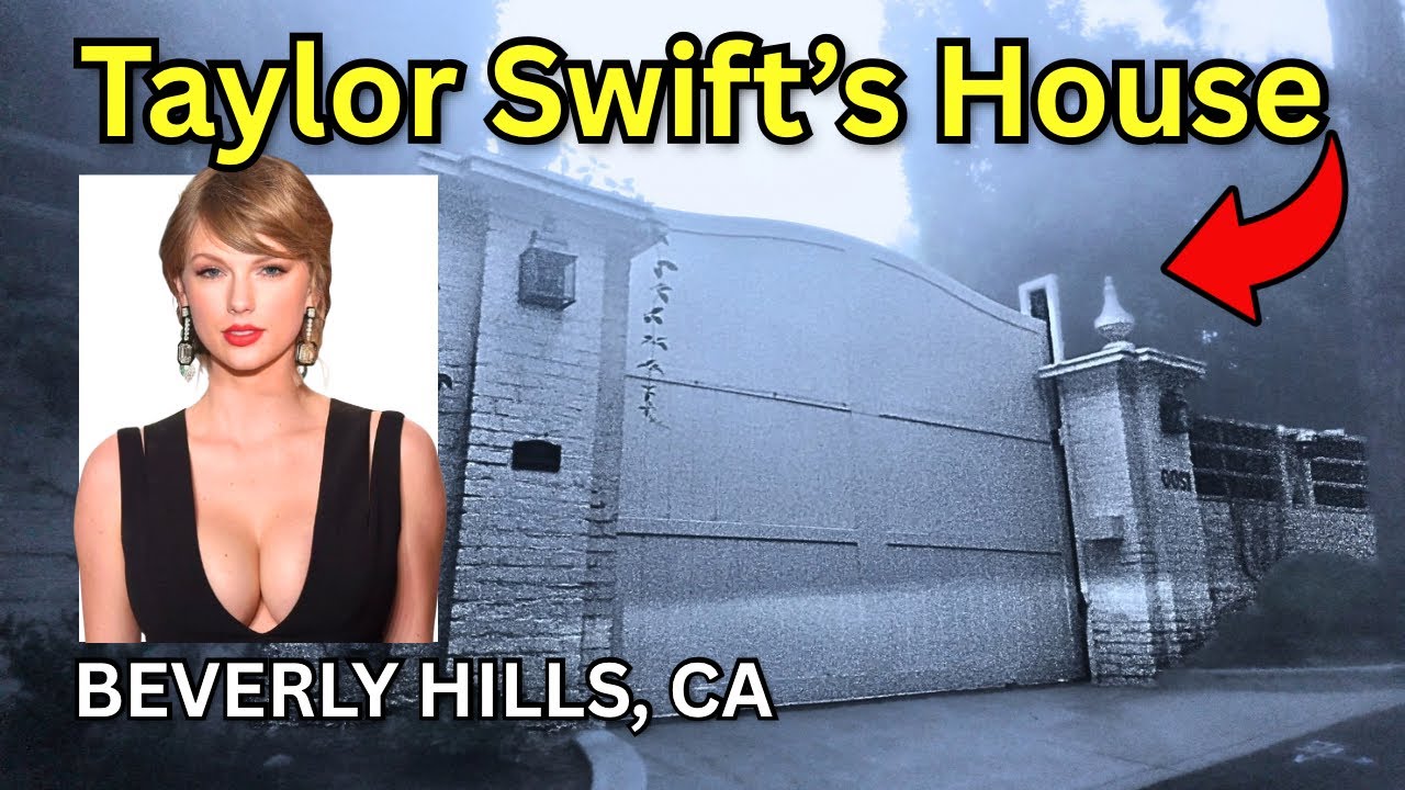 Celebrity Homes Driving Tour - Taylor Swift, Lionel Richie | BEVERLY HILLS, Los Angeles USA [4K]