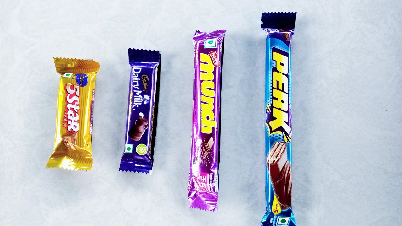5Star vs Dairy Milk vs Munch vs perk