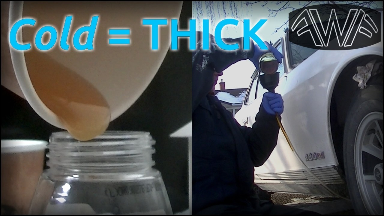 Cold Testing Gear Oil Viscosity - Can You Winterize Gear Oil? | Datsun 280z