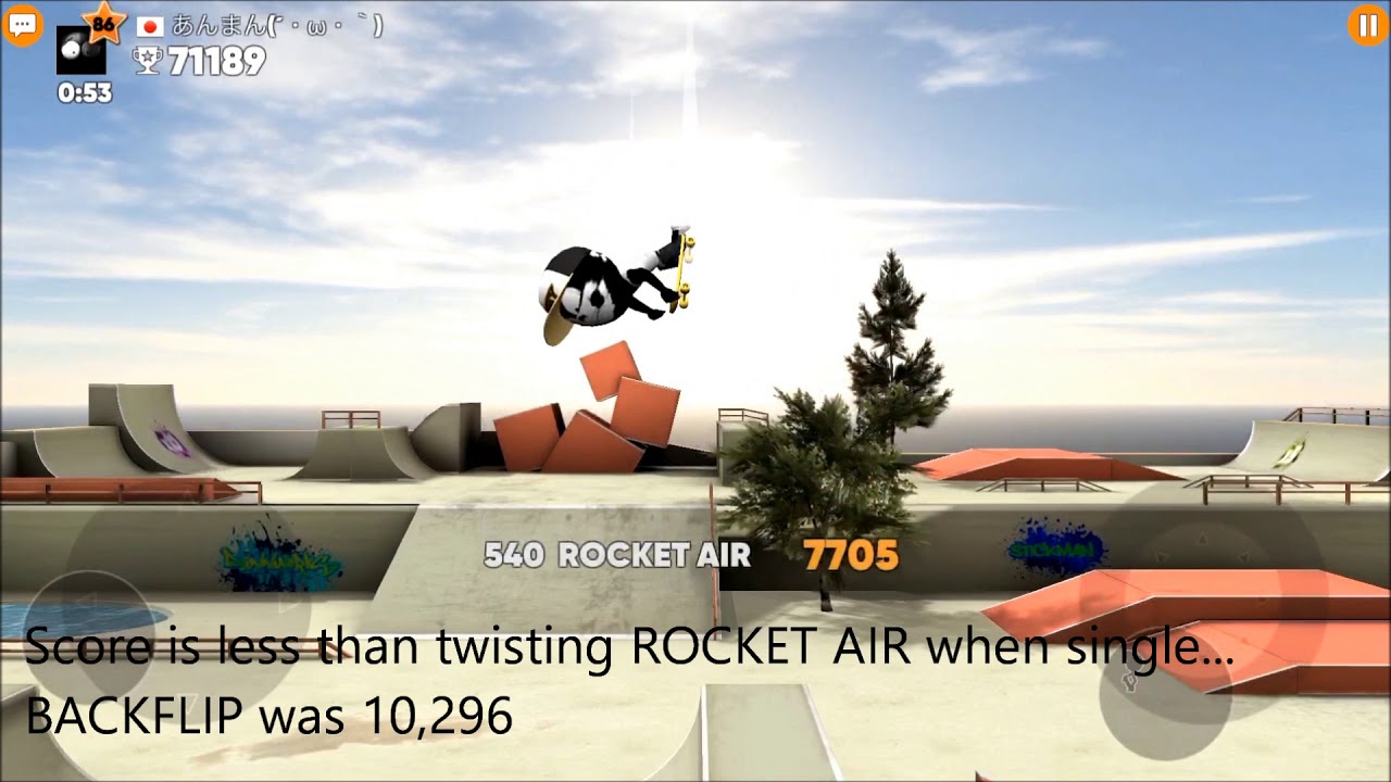 Stickman Skate Battle - BACKFLIP review