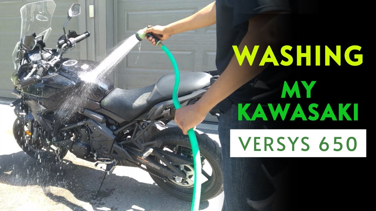 Washing My Kawasaki Versys 650