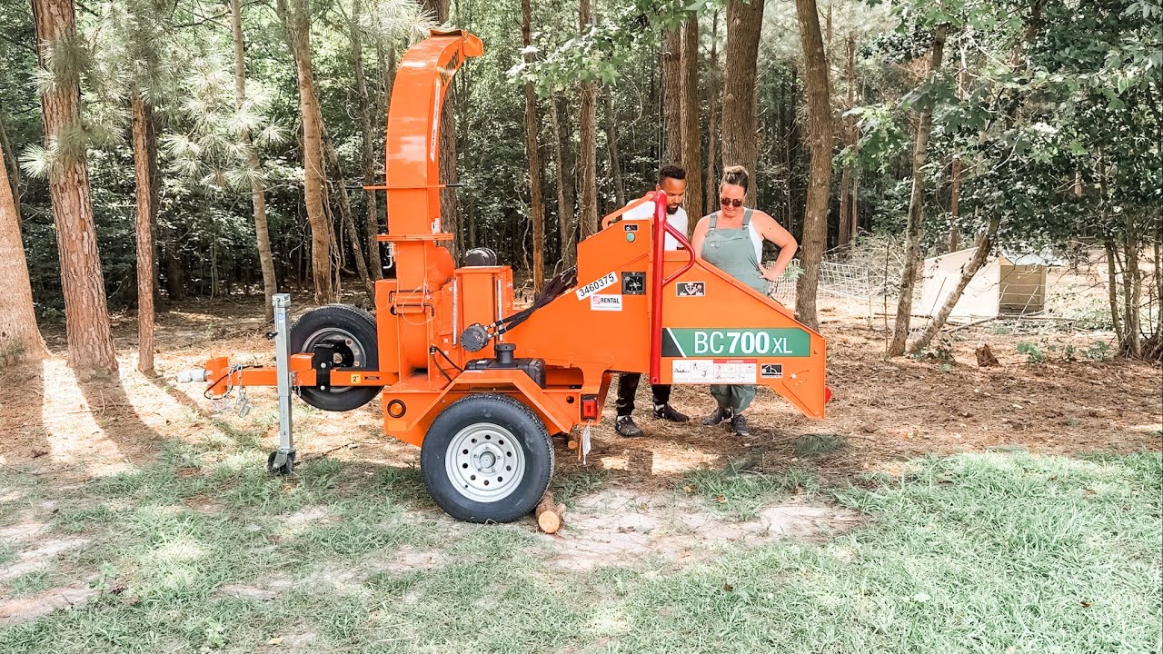 We Rented a Wood Chipper From @HomeDepot