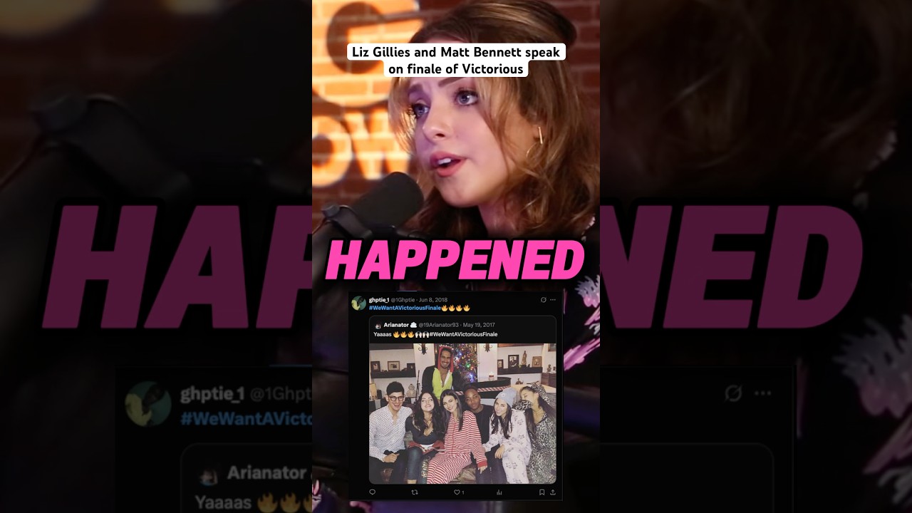 Liz Gillies and Matt Bennett speak on finale of Victorious