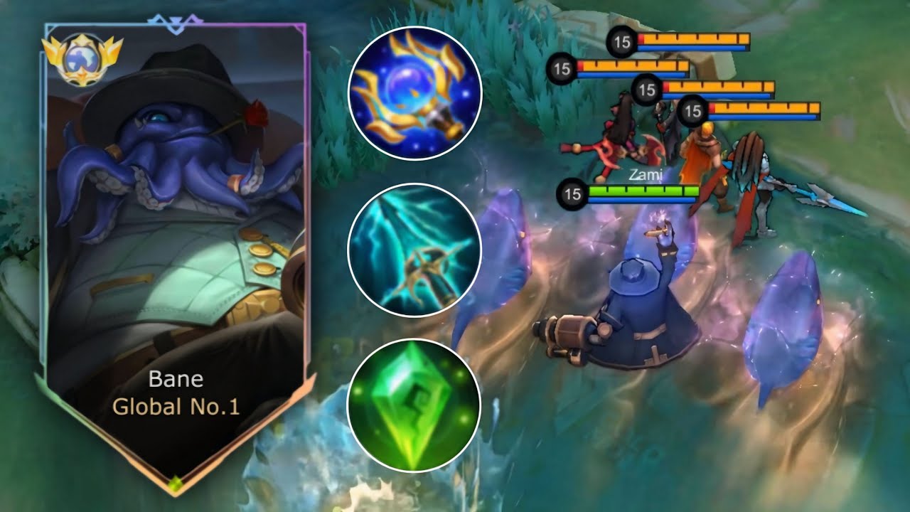 BANE NEW MAGIC BURST BUILD 2025!!🔥 SATISFYING DAMAGE (must try)