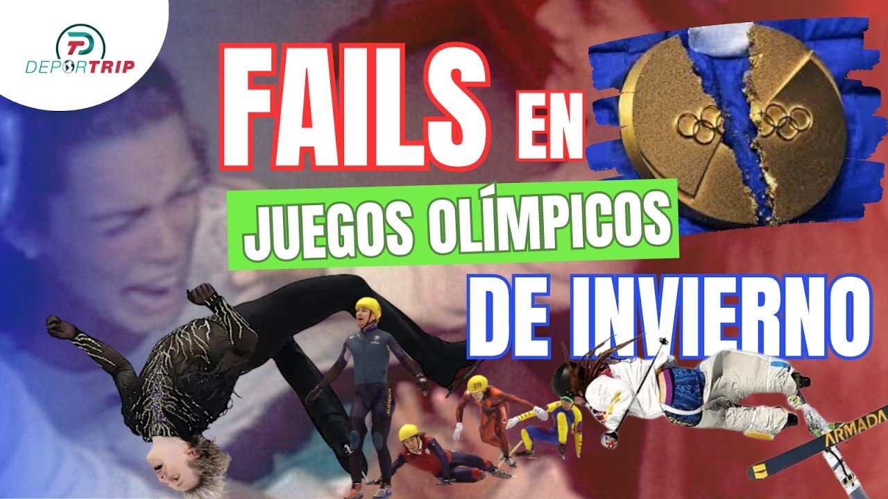 10 FAILS en JUEGOS OL&Iacute;MPICOS de INVIERNO 🤡 Episodios CHUSCOS, DRAM&Aacute;TICOS, FUERA de CONTEXTO 🫠