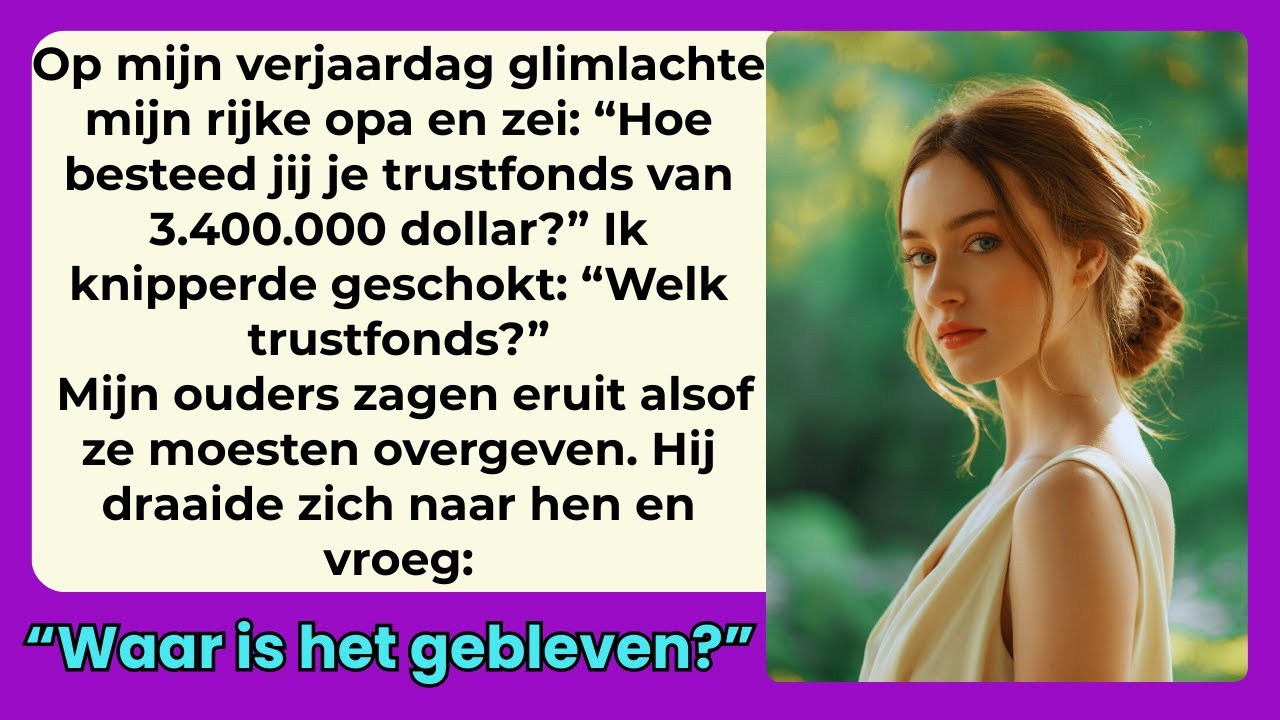 Mijn rijke opa glimlachte, 