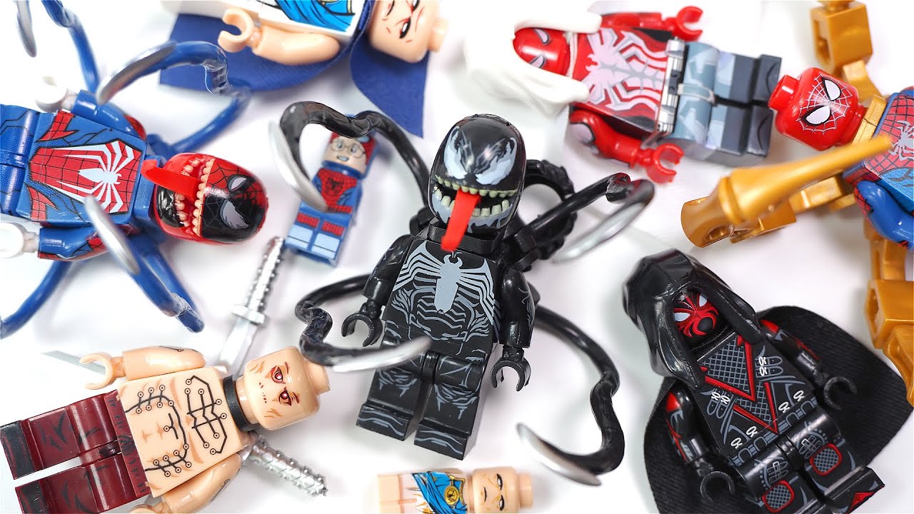 LEGO Marvel's Spider-Man 2 | Venom | Miles Morales Unofficial Lego Minifigures