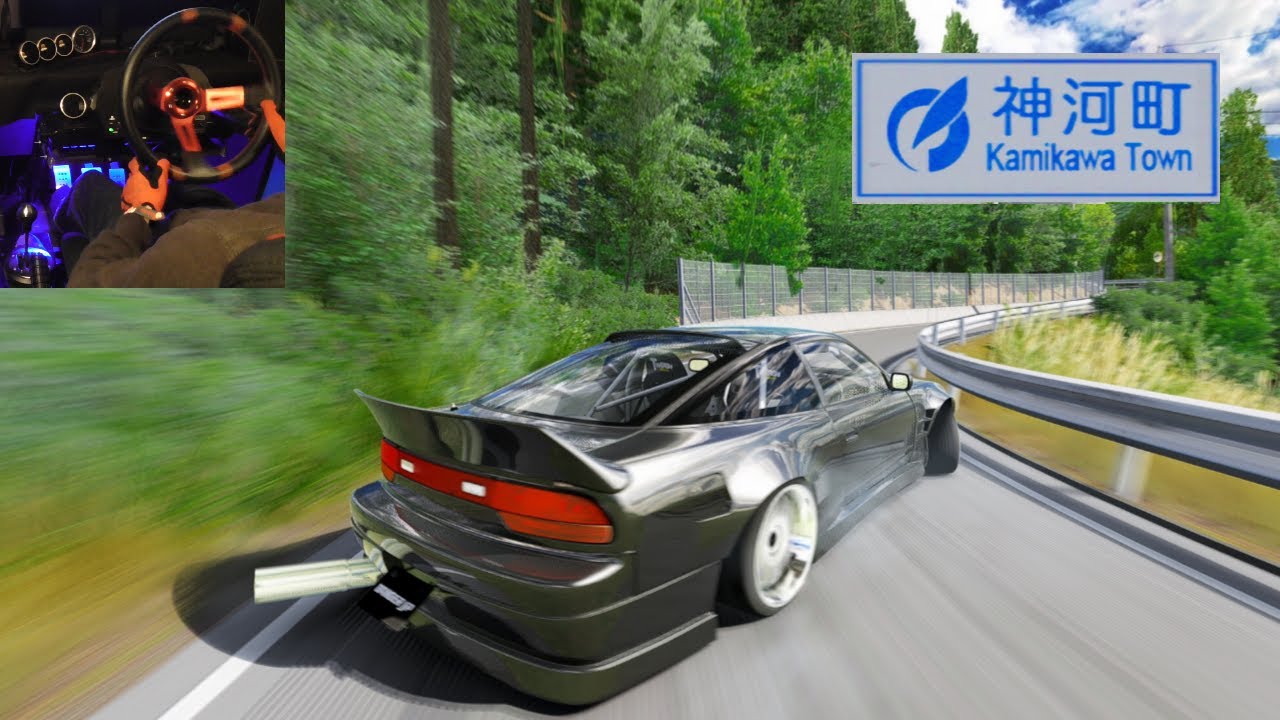 Nissan 180SX Drifting | Sakanotsuji Touge | Assetto Corsa