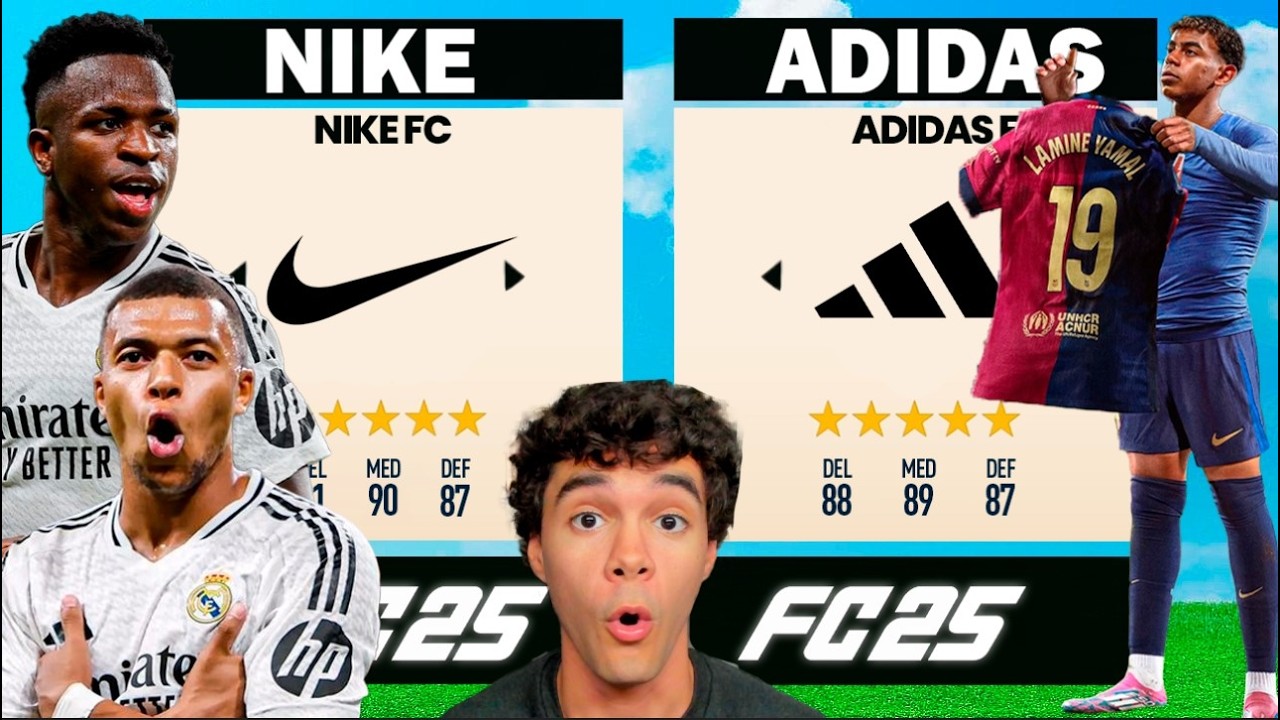¡NIKE vs ADIDAS en FC25!