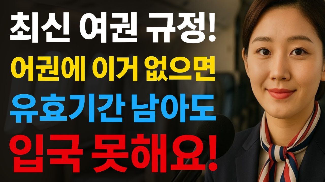 최신 여권 규정 변경! 공항에서 쫓겨나기 싫다면 지금 꼭 확인하세요 — 이미 수천 명이 피해를 봤습니다! | 여권 규정 최신 | 여권 유효기간 확인 | 여권 사진 규격