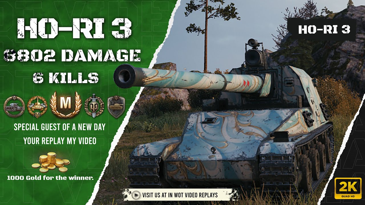 Ho-Ri 3 - Kolobanov's Medal, 8.8k damage