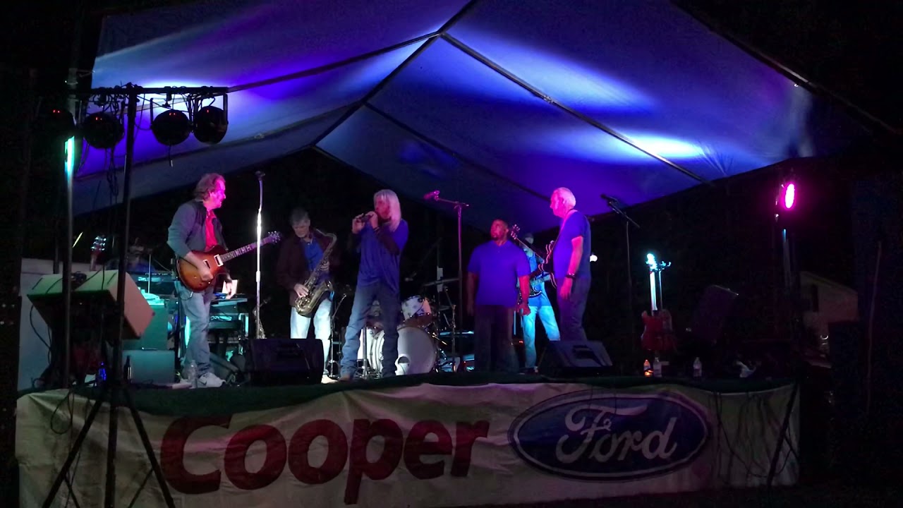 On stage with Daryle Lemonds & The Sand Band in Carthage NC