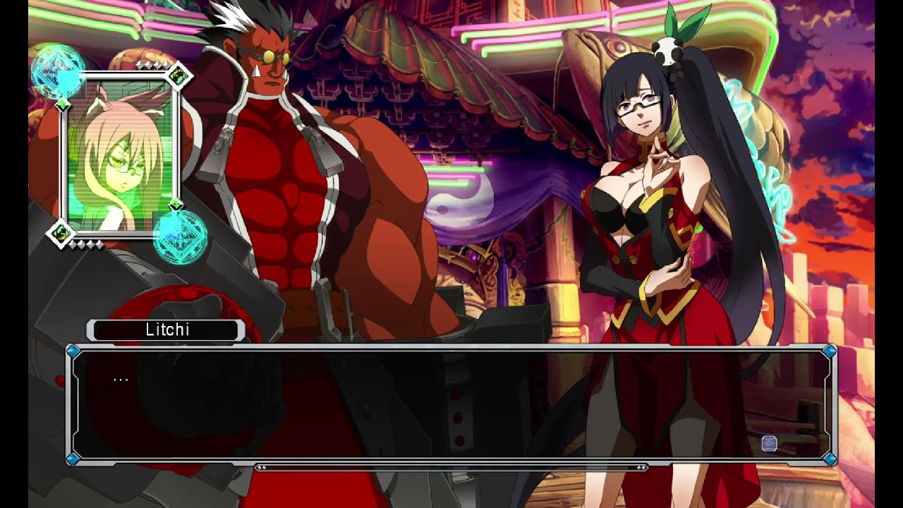 BlazBlue Continuum Shift  Tager story Mode and gag reel