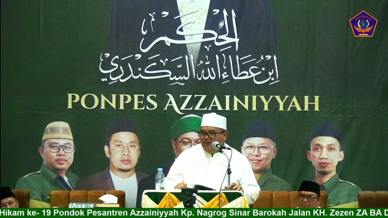 (MASHTAKA XIX) Majelis Khidmah Tabarruk Kitab Al-Hikam ke- 19 Pondok Pesantren Azzainiyyah